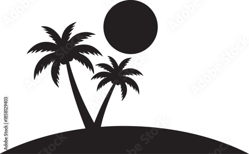 palm tree silhouette