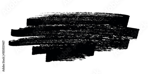 Brush paint stroke texture swatch Hand painted background Ink scribble dab clipart Paint smudge for tags and stamps design