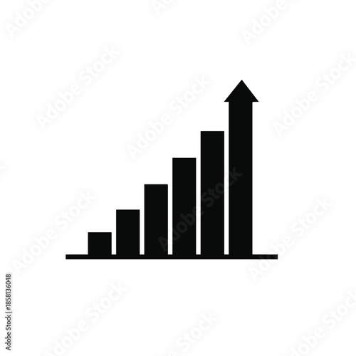 Free Download Growing Business Graph with Upward Trend. - GFXLoad