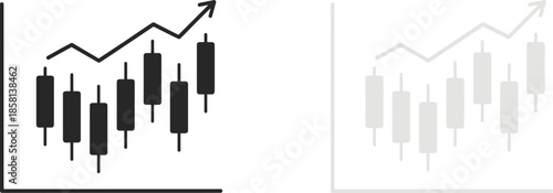 Financial, Trading, Chart, Icon, Stock, Market, Analysis, Candlestick, Graph, Business, Investment, Forex, Profit, Growth, Economy, Data, Statistics, Vector, Finance, Crypto.