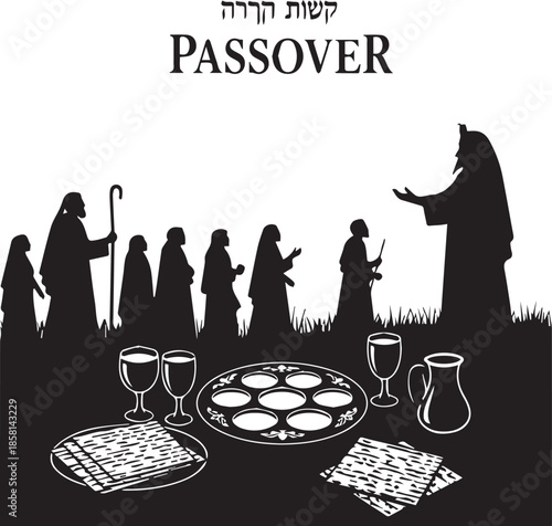 Celebrating passover seder