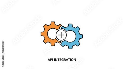 gear icon vector illustration