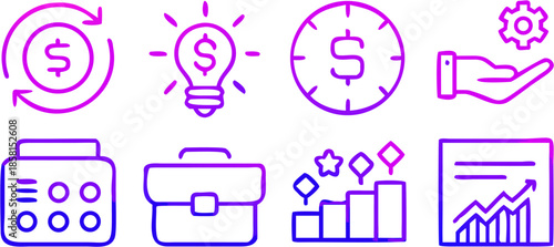 set of icons for web design