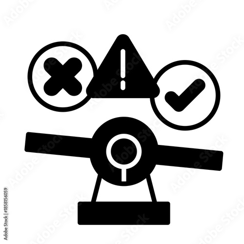 Decision Scale Balance Choice Icon