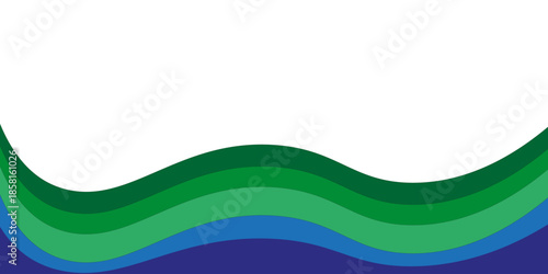 Modern green background. Graphic design pattern background template with dynamic wave shapes gradient