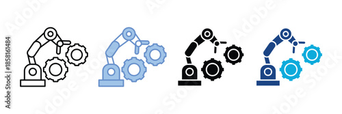 Automation    Icon Set Multiple Style Collection