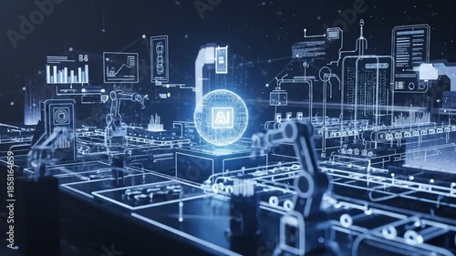 Futuristic Smart Factory with Digital Automation and Robotic Technologies in Industry 4.0 Environment