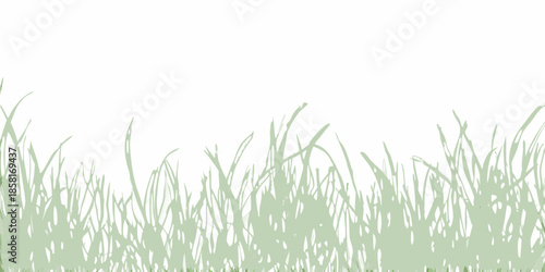 A simple illustration depicting a patch of green grass against a white background