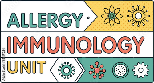 Allergy Immunology Unit Medical Healthcare Symbol