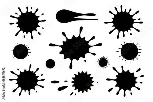 Geometric Shapes Abstract Line Art Illustration