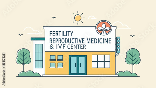 Fertility Reproductive Medicine IVF Center Vector