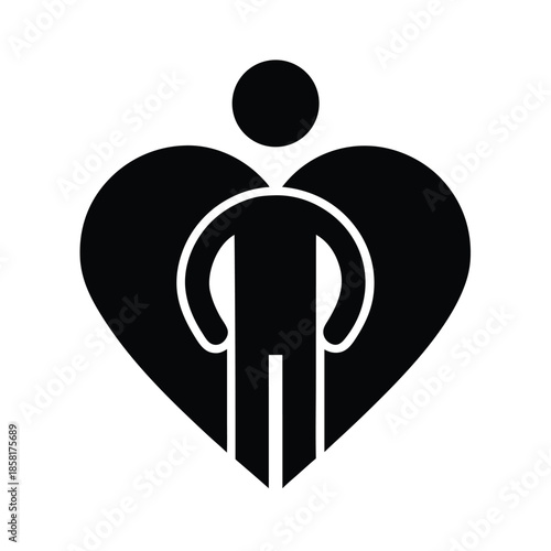 organ donor healthcare icon