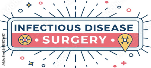 Infectious Disease Surgery Vector Icon