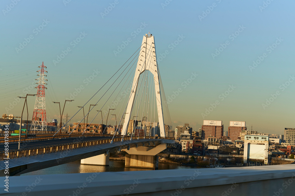 Obraz premium bridge at night