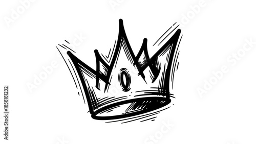 vector illustration of a crown