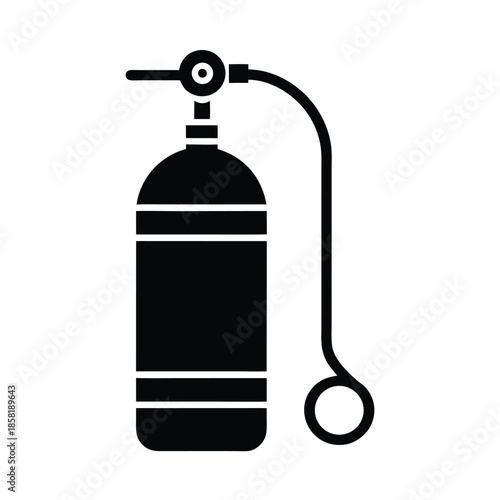 oxygen tank medical icon