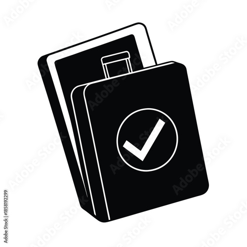 passport check in travel icon