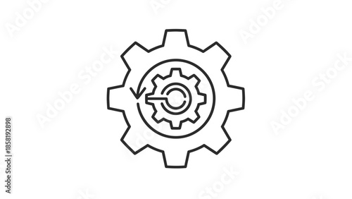 Cogwheel with inner gear mechanism.