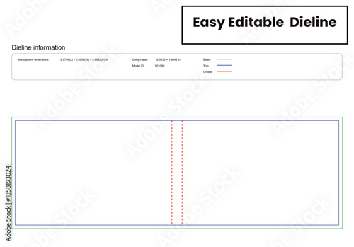 landscape book dieline template box dieline die lines packaging custom dieline  box cardboard box dieline pizza box printable product packaging layout,