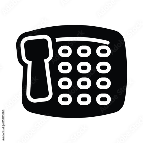 phone keypad buttons icon