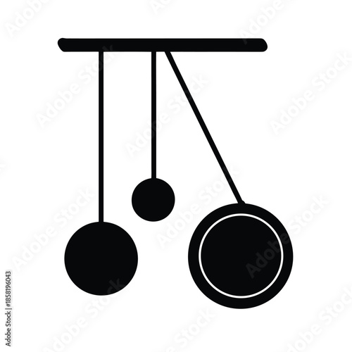physics pendulum motion icon