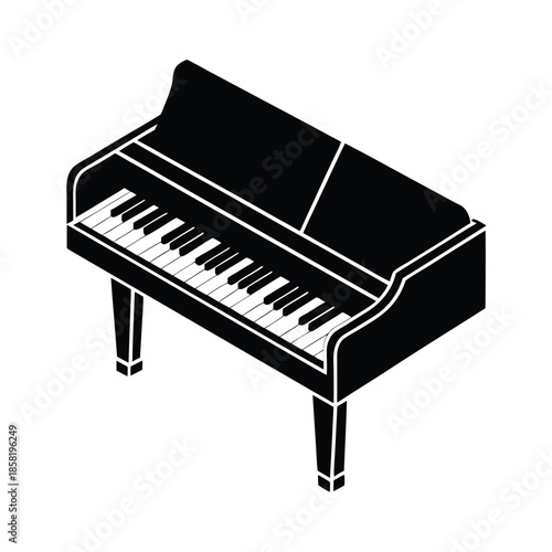 piano musical instrument icon