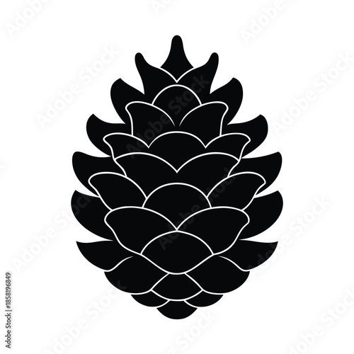 pinecone nature icon