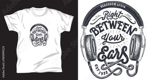 Music graphic vector t shirt design print.
