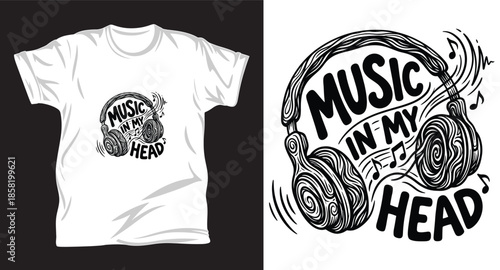 Music graphic vector t shirt design print.