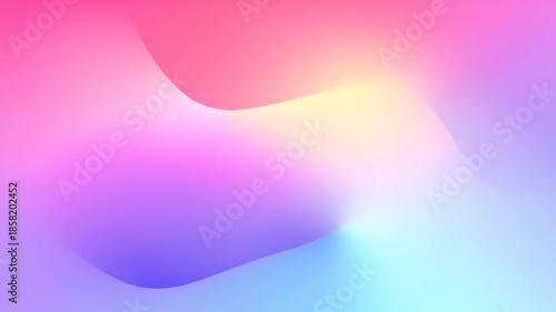 Abstract colorful gradient background with soft shapes and smooth curves