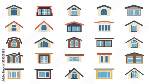 Collection of Various House Front Designs.