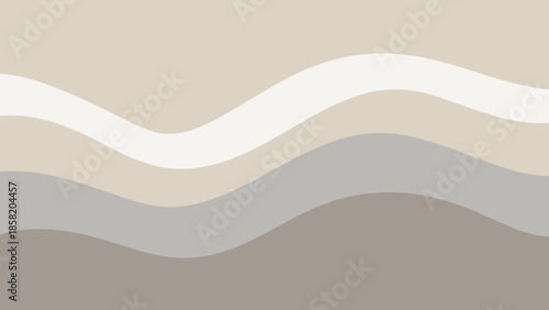 Elegant Minimal Abstract Background with Smooth Waves