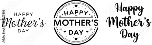 Happy mother's day greeting card design