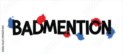 Flat black badminton racket and shuttlecock black silhouettes, vector illustration isolated on white background. Essential badminton sport game equipment. badminton shuttlecock isolated on white 