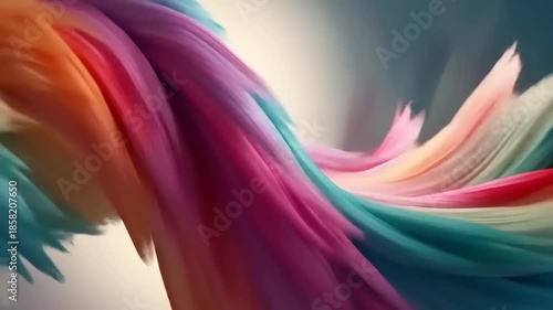 Abstract colorful swirling layers background for design elements