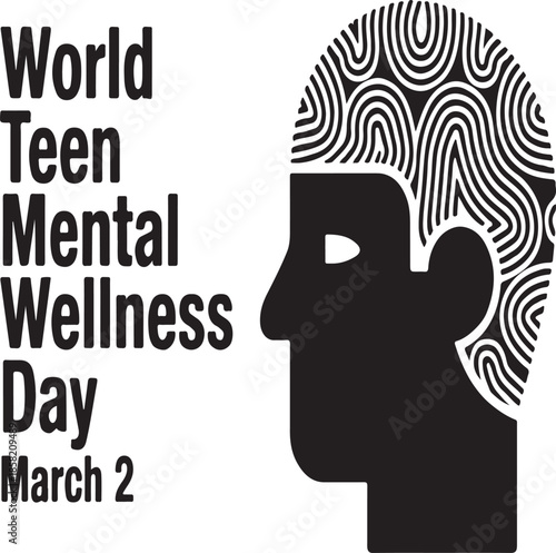 World teen mental wellness day march 2 graphic