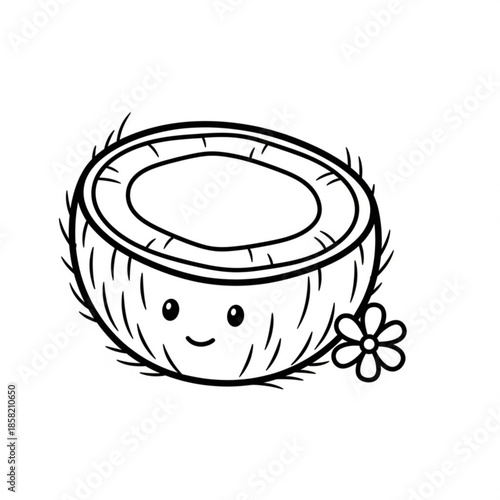 Vector illustration of a white ceramic bowl and brown clay pot container isolated on a white background for food cooking