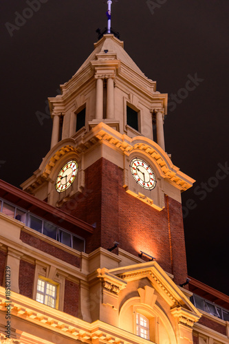 ニュージーランドの最大都市オークランドの美しい夜景風景Beautiful night view of Auckland, New Zealand's largest city