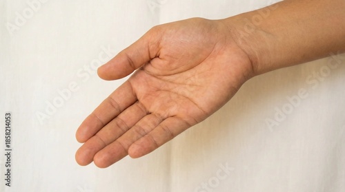 Hand Mudra Gesture for Yoga and Meditation, Spiritual Energy Flow, and Mindfulness Practice
