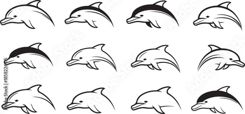 Abstract graphic design featuring grayscale elements and a striking silhouette