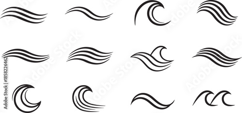 Abstract vector graphic design with grayscale tones a striking silhouette