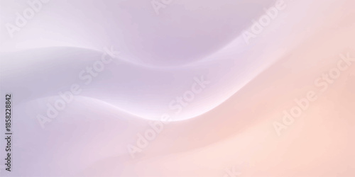 Abstract pink background with soft flowing waves of silk satin fabric texture and smooth liquid motion illustration in light purple and blue vector design