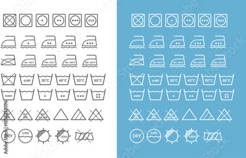의류세탁 표기