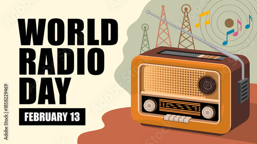 Celebrating world radio day on february 13 with vintage radio