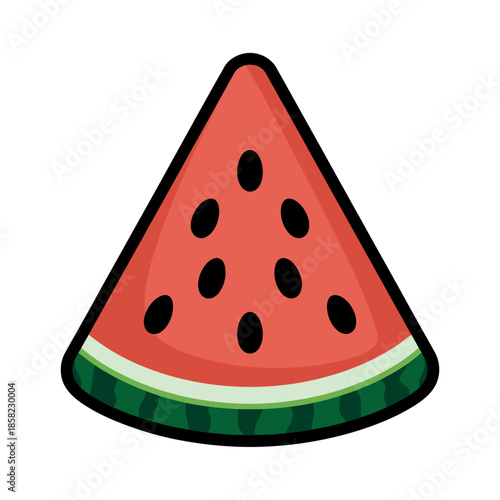Watermelon Slice Illustration