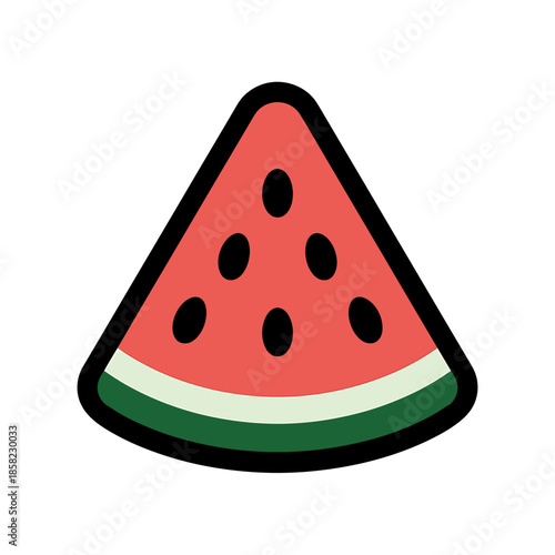 Watermelon Slice Illustration