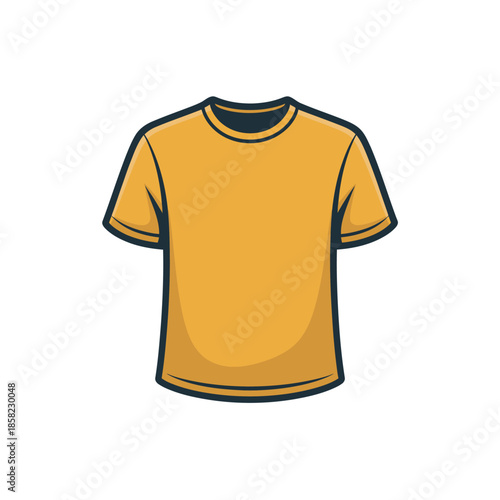 Yellow TShirt Illustration