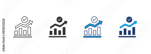 Progress Icon Set Multiple Style Collection