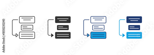 Prioritization Icon Set Multiple Style Collection
