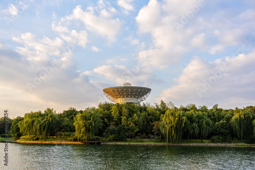 Photography Sheshan Satellite Station Radio Telescope, Shanghai China